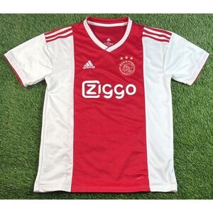 Adidas Ajax Amsterdam 2019 Home Jersey Soccer White Red Men's XL